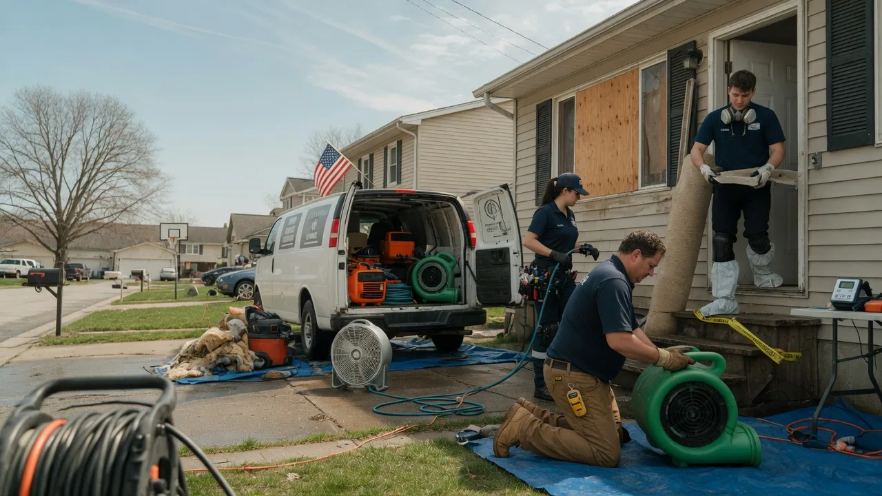 Water Damage Restoration in Mt Zion, IL near me